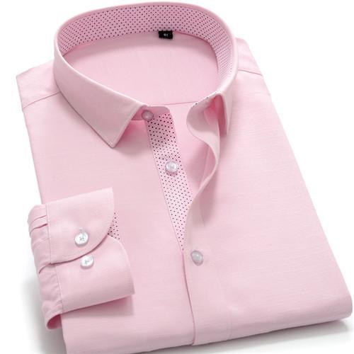 Load image into Gallery viewer, High Quality Solid Cotton Long Sleeve Shirt #AMM1X-men-wanahavit-AMM102-S-wanahavit
