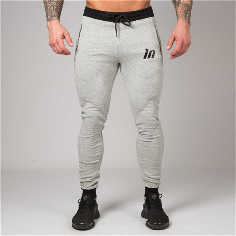 Casual Slim Fit Jogger Pants-men fashion & fitness-wanahavit-Gray-M-wanahavit