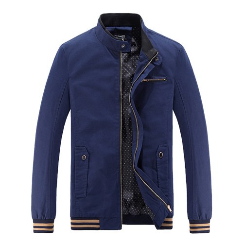 Load image into Gallery viewer, Fashionable Cotton Casual Zipper Jacket-unisex-wanahavit-Blue-XXL-wanahavit
