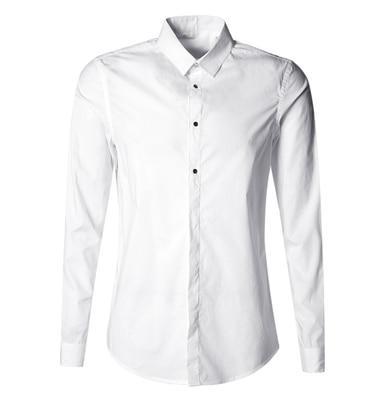 Load image into Gallery viewer, Spring Casual Cotton Long Sleeve Shirt #S2143-men-wanahavit-White-S-wanahavit
