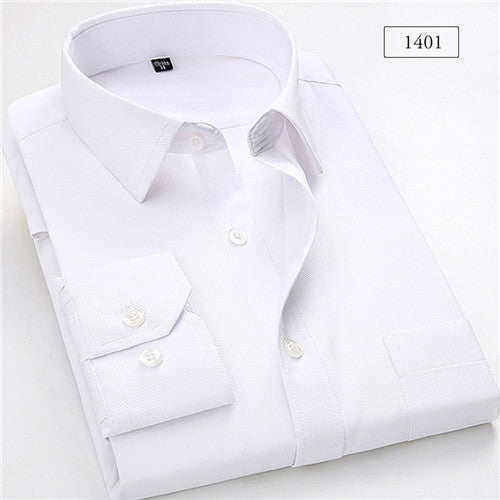 High Quality Solid Long Sleeve Shirt #140XX-men-wanahavit-1401-S-wanahavit