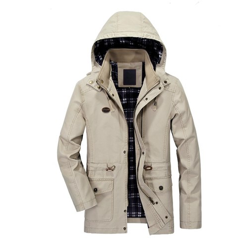 Autumn Casual Windbreaker Washed Jacket-unisex-wanahavit-Khaki-XXL-wanahavit
