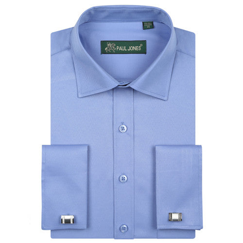High Quality Solid Long Sleeve Shirt #886XX-men-wanahavit-8868-S-wanahavit