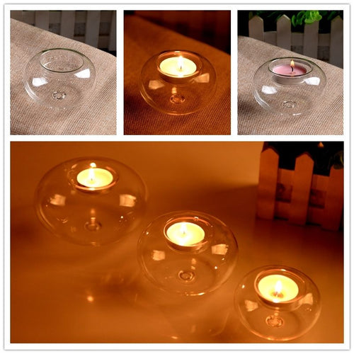 Load image into Gallery viewer, Crystal Glass Candle Holder-home accent-wanahavit-A1 8cm-wanahavit
