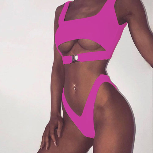 Load image into Gallery viewer, Sexy Brazilian Slit Bikini-women fitness-wanahavit-CS1895P1-S-wanahavit
