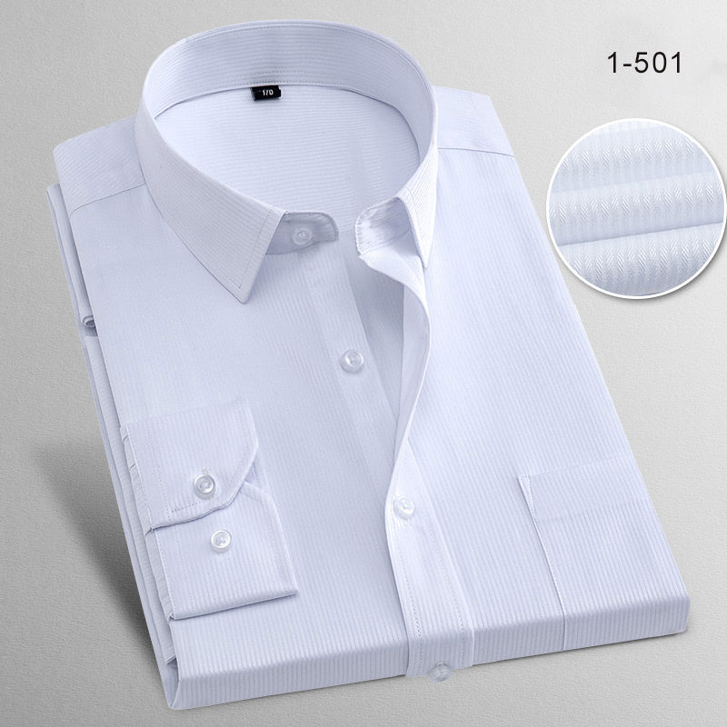 High Quality Stripe Long Sleeve Shirt #148XX-men-wanahavit-1501-S-wanahavit