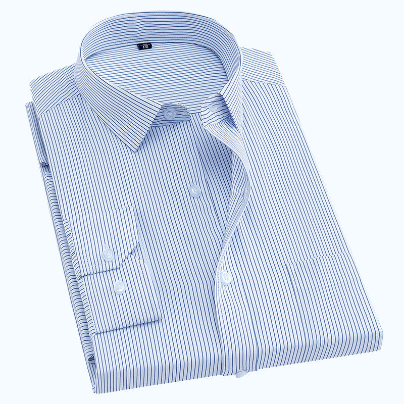 High Quality Stripe Long Sleeve Shirt #148XX-men-wanahavit-1489-S-wanahavit