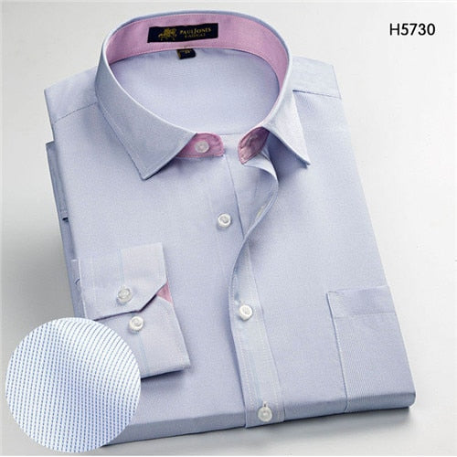 Load image into Gallery viewer, High Quality Stripe Long Sleeve Shirt #H57XX-men-wanahavit-H5730-S-wanahavit
