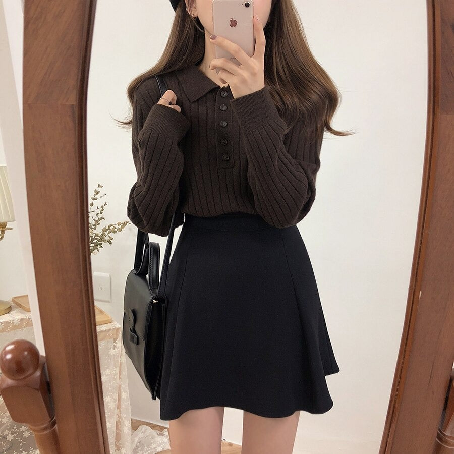 Autumn Winter Pullovers Knitted Korean Casual Slim Fit Turtleneck Sweater