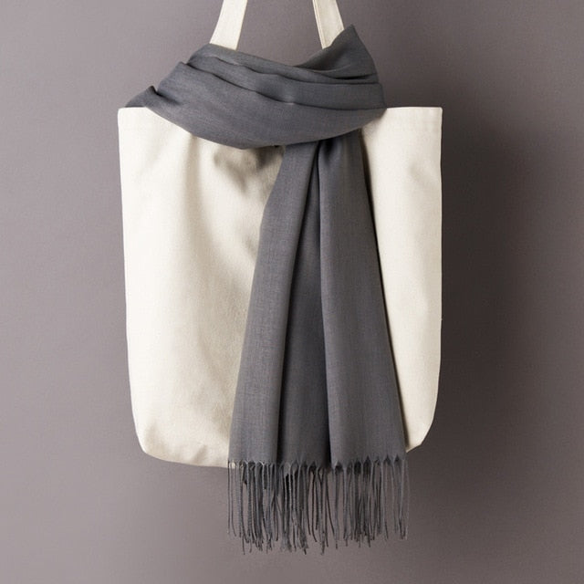 Unisex Thick Warm Winter Cashmere Business Scarves