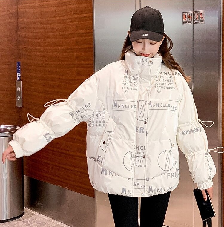 Winter Plus Size Outwear Cotton Padded Casual Oversize Coat