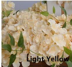 Load image into Gallery viewer, 25pcs Hydrangea Silk Flower-home accent-wanahavit-light yellow-wanahavit

