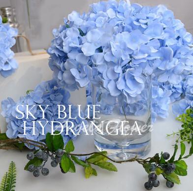 Load image into Gallery viewer, 25pcs Hydrangea Silk Flower-home accent-wanahavit-new blue-wanahavit
