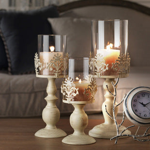 Load image into Gallery viewer, Elegant Votive Candle Holder-home accent-wanahavit-White Small-wanahavit
