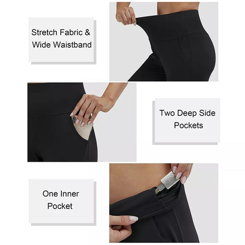 Load image into Gallery viewer, Sports Yoga Pants Full Length Sportswear Gym Fitness Leggings High Waist Running Sweatpants Tummy Control Women&#39;s Pants
