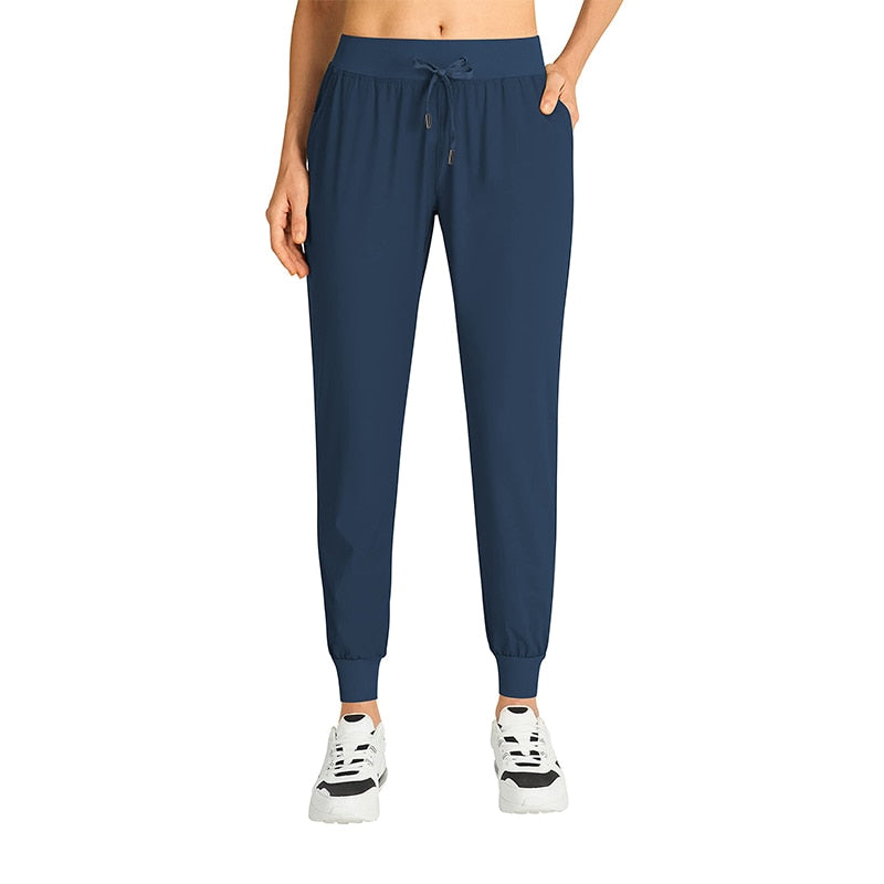 Yoga Pants Runing Workout Sportswear Woman Gym Long Pants Yoga Clothes Sport Trousers Loose Sweatpants Outwear