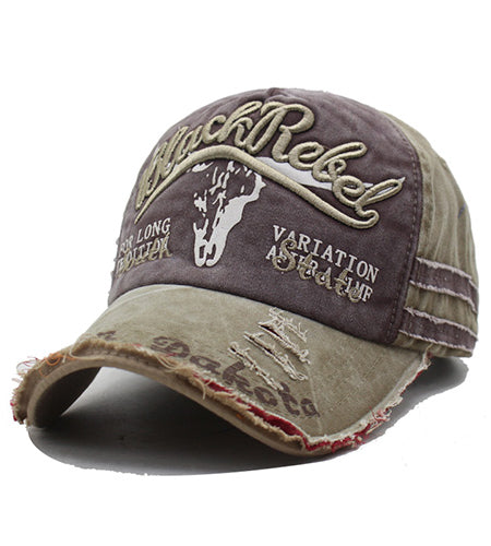 Black Rebel South State Embroid Baseball Cap-unisex-wanahavit-light green coffee-wanahavit