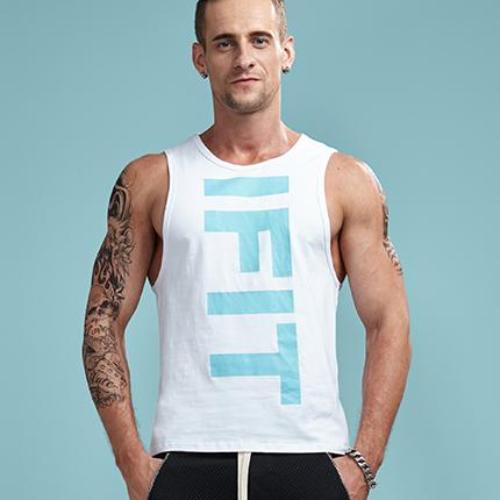 Load image into Gallery viewer, IFIT Print Vivid Workout Sleeveless Shirt-men fashion &amp; fitness-wanahavit-White-XL-wanahavit
