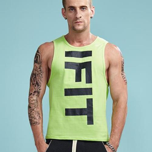 Load image into Gallery viewer, IFIT Print Vivid Workout Sleeveless Shirt-men fashion &amp; fitness-wanahavit-Green-XL-wanahavit
