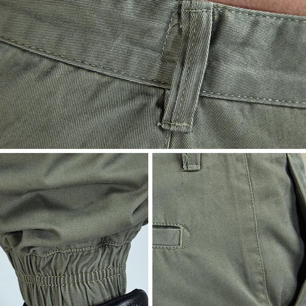 Solid Color Cotton Twill Jogger Pants-men fashion & fitness-wanahavit-Fleece Black-29-wanahavit