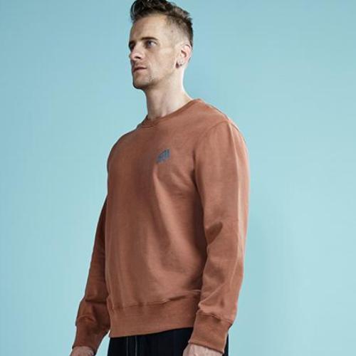Load image into Gallery viewer, Solid Colored Long Sleeve Sweatshirt-men fashion &amp; fitness-wanahavit-Coffee-M-wanahavit
