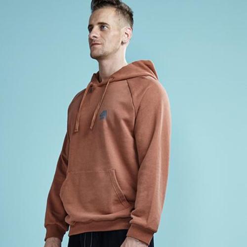 Load image into Gallery viewer, Casual Solid Color Hooded Sweatshirt with Pocket-men fashion &amp; fitness-wanahavit-LightTan-M-wanahavit
