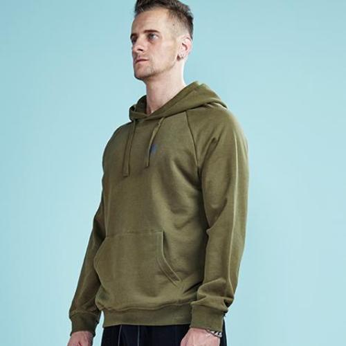 Load image into Gallery viewer, Casual Solid Color Hooded Sweatshirt with Pocket-men fashion &amp; fitness-wanahavit-Green-M-wanahavit
