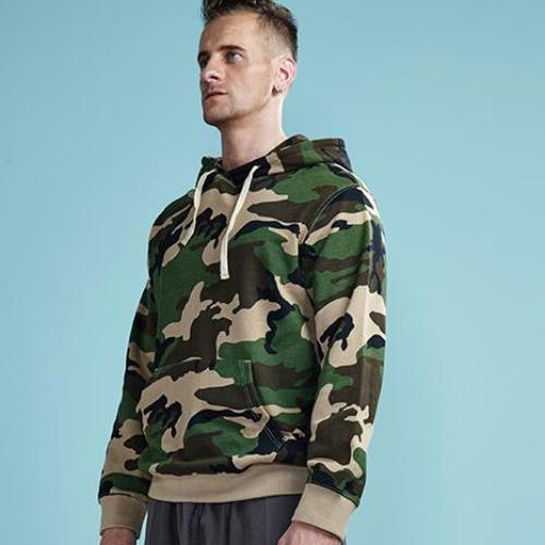Spring Cotton Camouflage Hooded Sweatshirt-men fashion & fitness-wanahavit-Green Camouflage-M-wanahavit