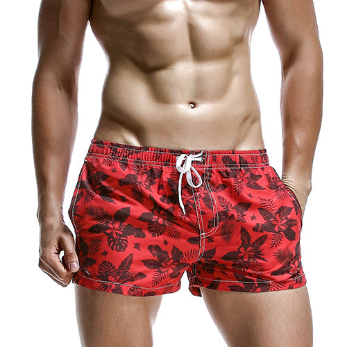 Breathable Elastic Pattern Printed Beach Shorts-men fitness-wanahavit-Pattern 4-S-wanahavit