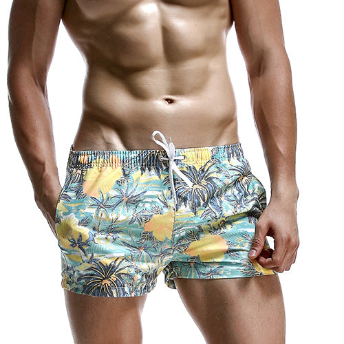 Load image into Gallery viewer, Breathable Elastic Pattern Printed Beach Shorts-men fitness-wanahavit-Pattern 3-S-wanahavit
