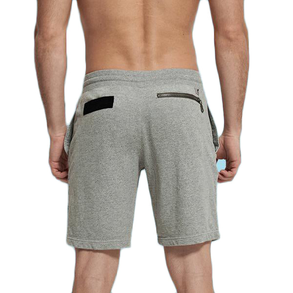 Casual Jogger Cotton Shorts with Zippered Pockets-men fashion & fitness-wanahavit-DarkBlue-S-wanahavit