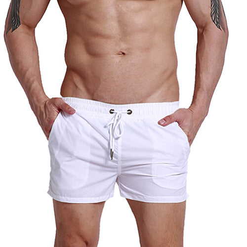 Load image into Gallery viewer, Sexy Beach Board Shorts-men fitness-wanahavit-White-M-wanahavit
