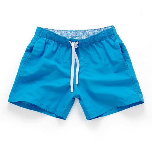 Load image into Gallery viewer, Solid Color Quick Dry Board Shorts-men fitness-wanahavit-Blue-L-wanahavit
