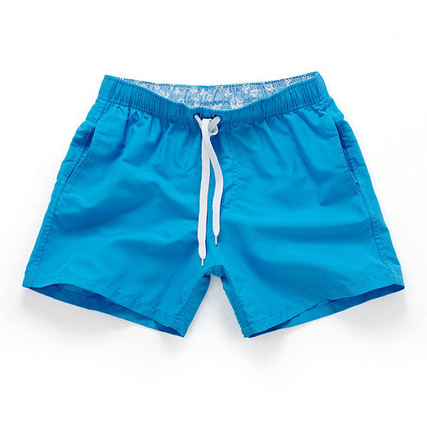 Solid Color Quick Dry Board Shorts-men fitness-wanahavit-Blue-L-wanahavit