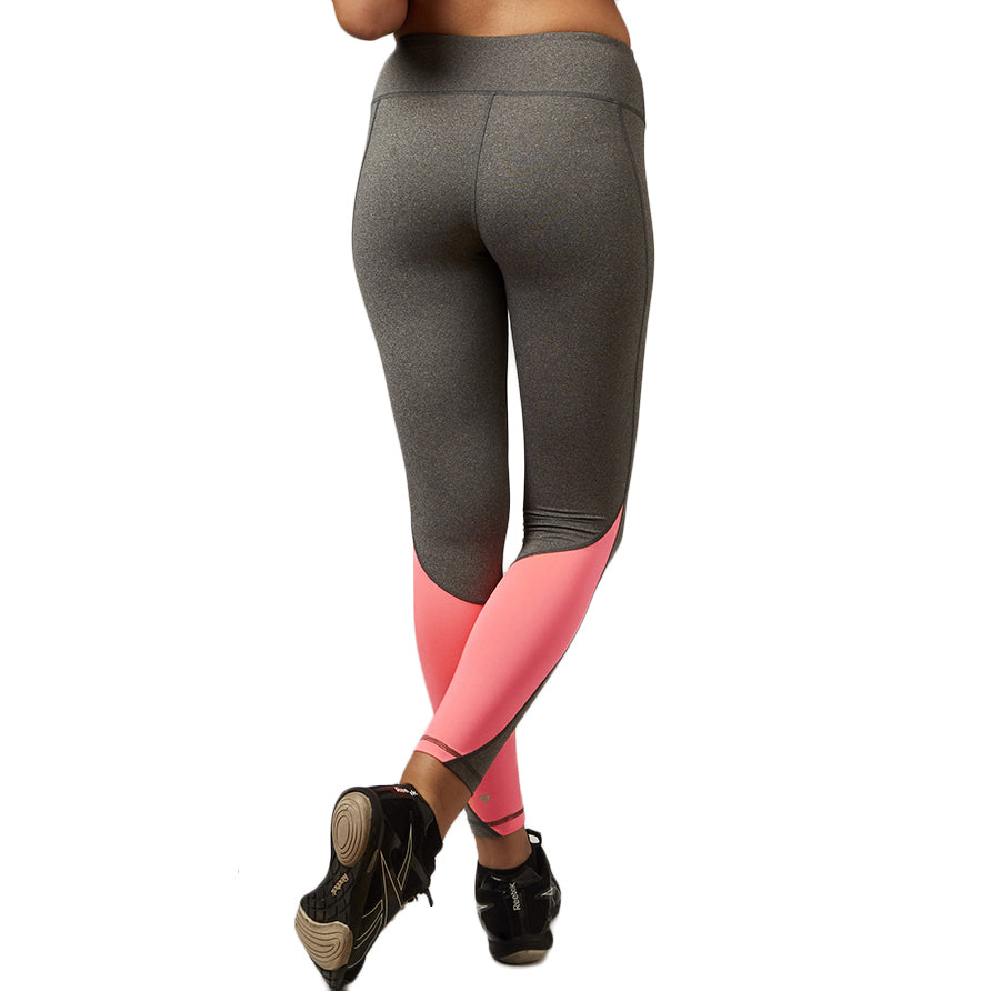 Elastic Patchwork Color Accent Quick Dry Legging-women fitness-wanahavit-Hot Pink-L-wanahavit