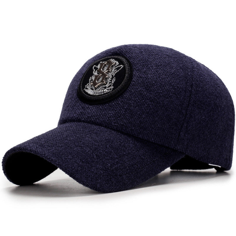 Crest Embroided Baseball Cap-unisex-wanahavit-DAVY BLUE-wanahavit
