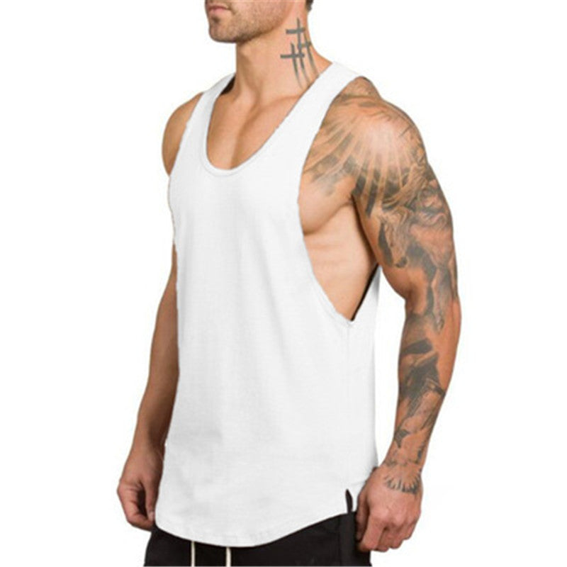 Summer Cotton Tank Tops for men fitness - wanahavit