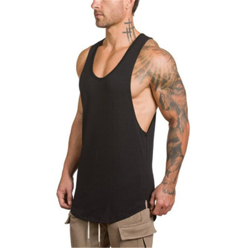Summer Cotton Tank Tops for men fitness - wanahavit