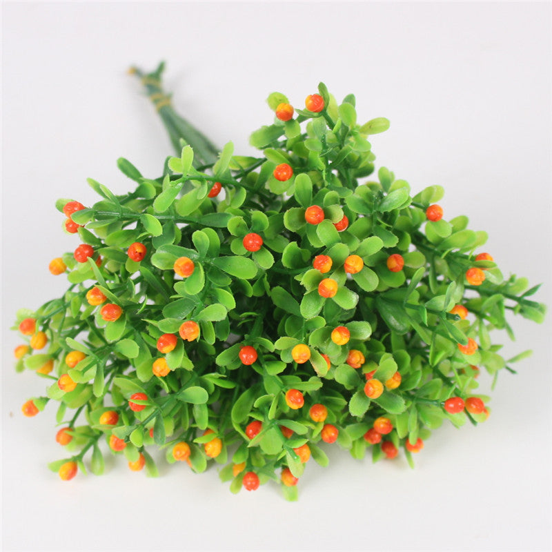 Artificial Aglaia Plant Decoration-home accent-wanahavit-Orange-wanahavit