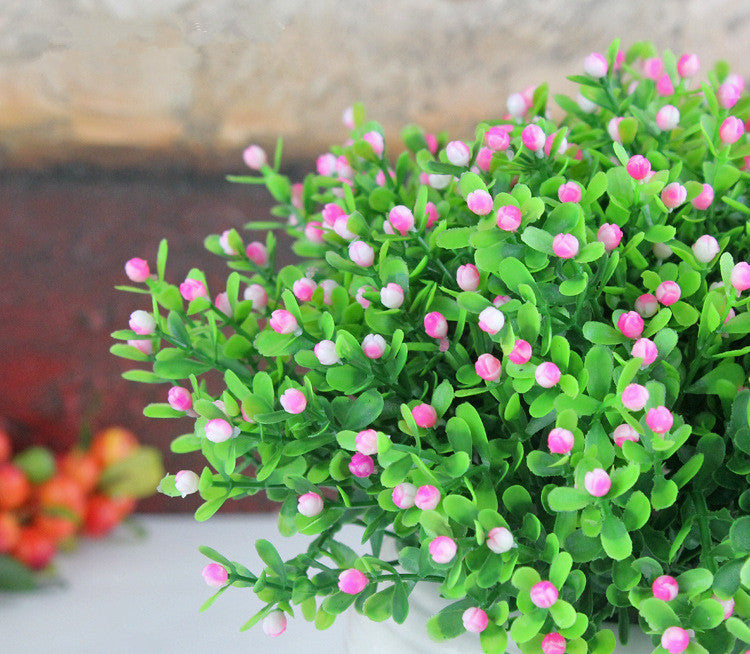 Artificial Aglaia Plant Decoration-home accent-wanahavit-Pink-wanahavit