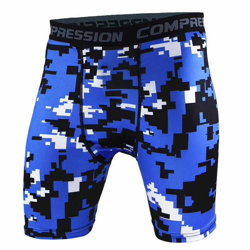 Camouflage Compression Tight Shorts-men fitness-wanahavit-A3-M-wanahavit