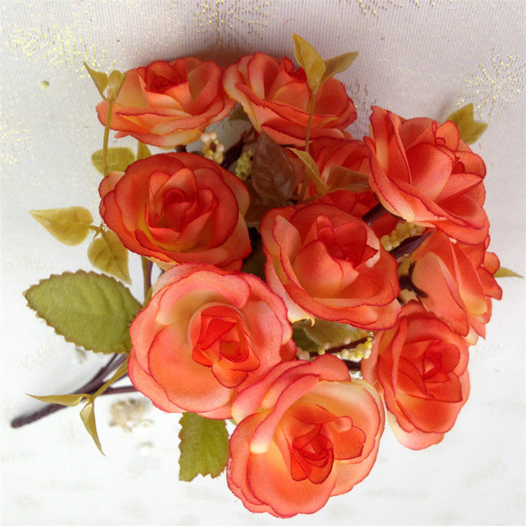 Renaissance Ceramic Flower Vase-home accent-wanahavit-Orange Rose-wanahavit