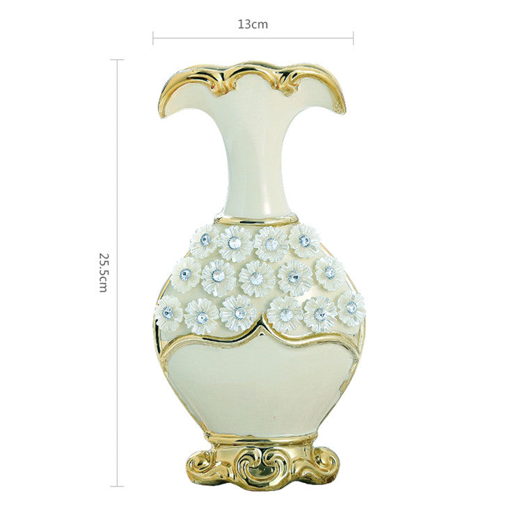 Renaissance Ceramic Flower Vase-home accent-wanahavit-Big Style A-wanahavit
