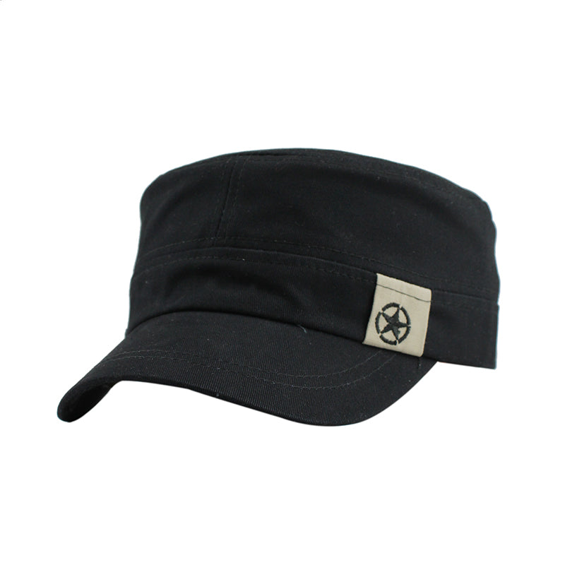 Casual Military Vintage Hat-unisex-wanahavit-F405 Black-wanahavit