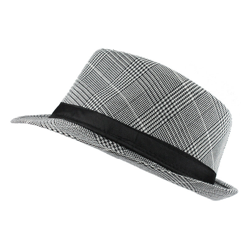 Plaid Straw Sun Hat-unisex-wanahavit-F302 Light gray-wanahavit