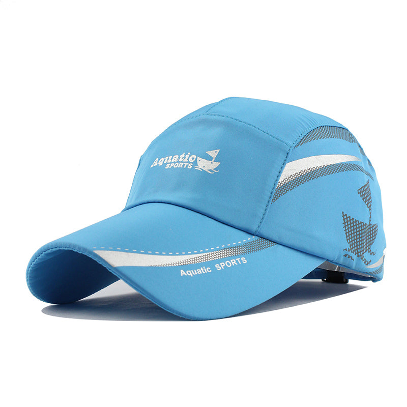 Aquatic Sports Print Baseball Cap-unisex-wanahavit-Blue-Adjustable-wanahavit