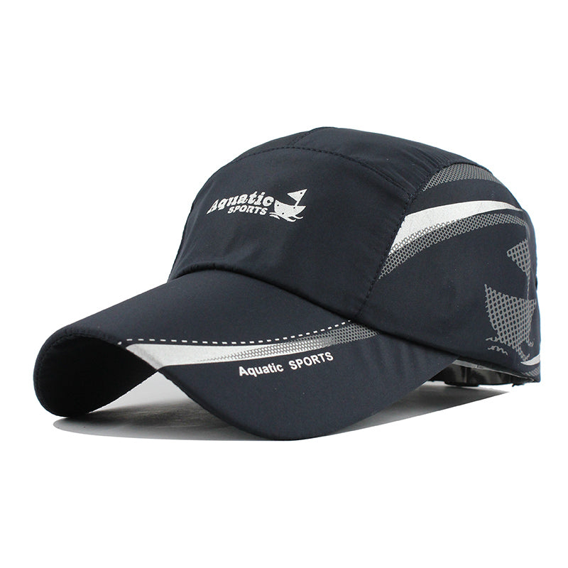 Aquatic Sports Print Baseball Cap-unisex-wanahavit-Navy-Adjustable-wanahavit
