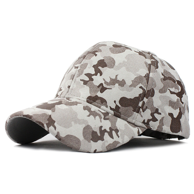 Camouflage Print Baseball Cap-unisex-wanahavit-Beige-Adjustable-wanahavit