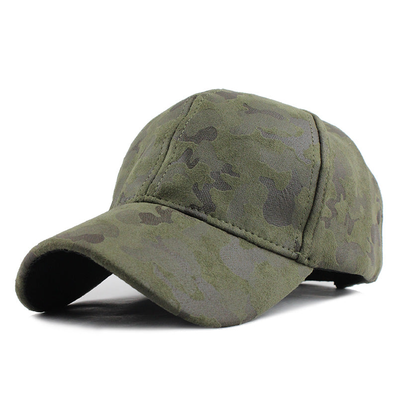 Camouflage Print Baseball Cap-unisex-wanahavit-Green-Adjustable-wanahavit