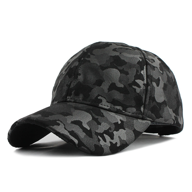Camouflage Print Baseball Cap-unisex-wanahavit-Black-Adjustable-wanahavit